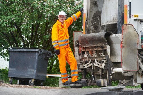 Eco-friendly disposal and recycling in flat clearance